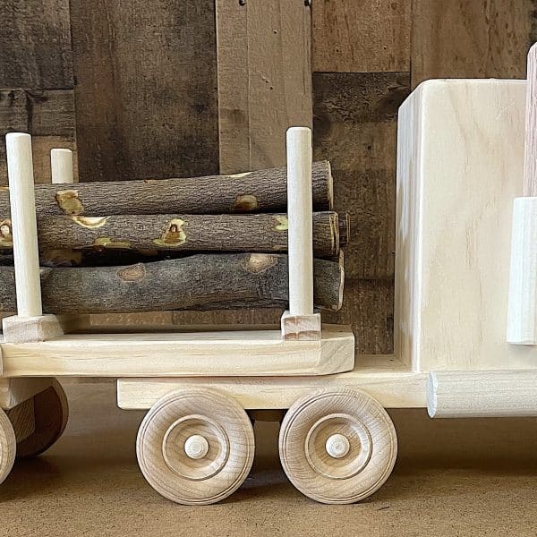 Wooden Log Truck