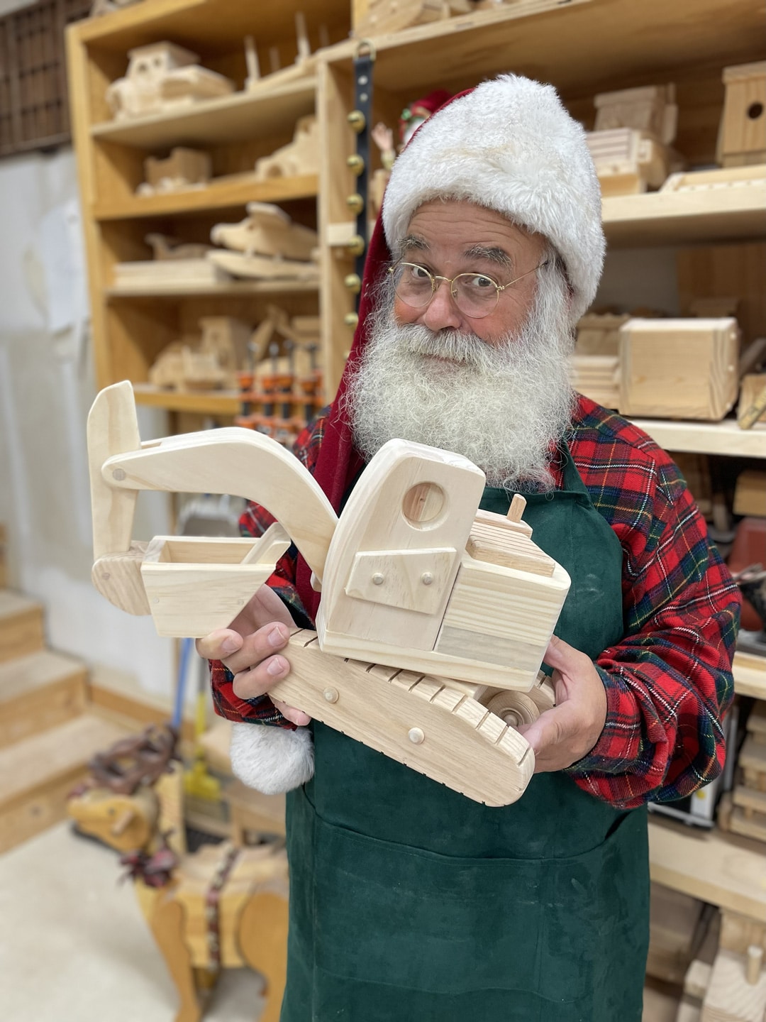 Wooden Excavator Toy - Image 2